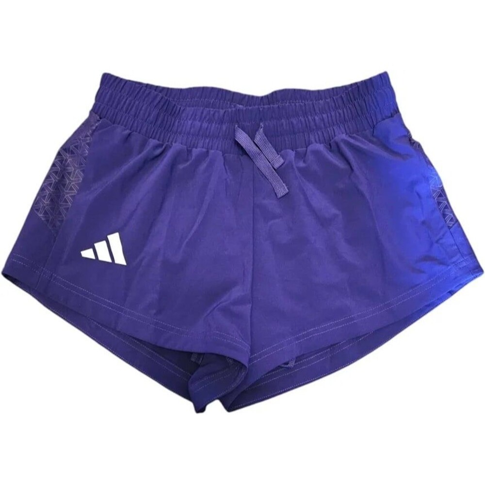 NWT Adidas Aeroready Women's Sample Purple Briefed Training Running 3" Shorts S